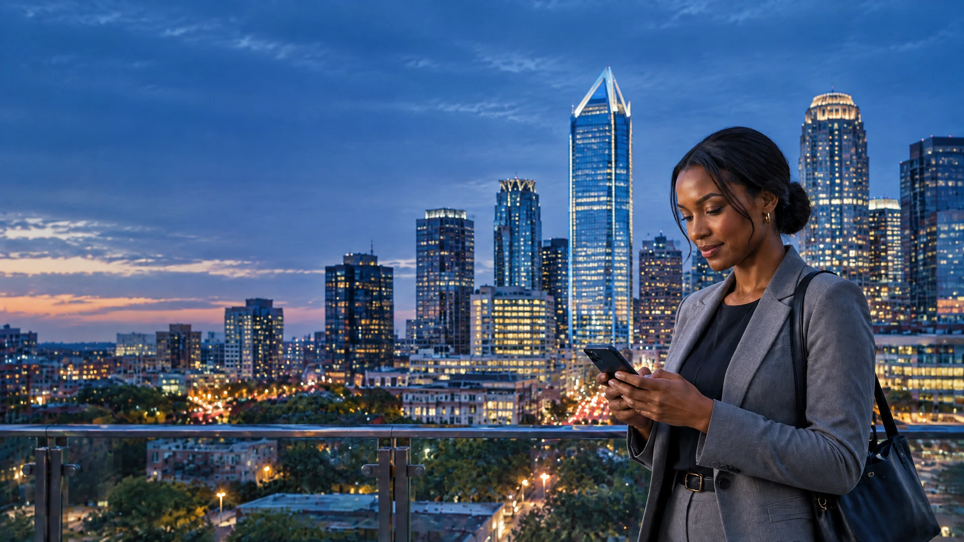 Charlotte commercial district
