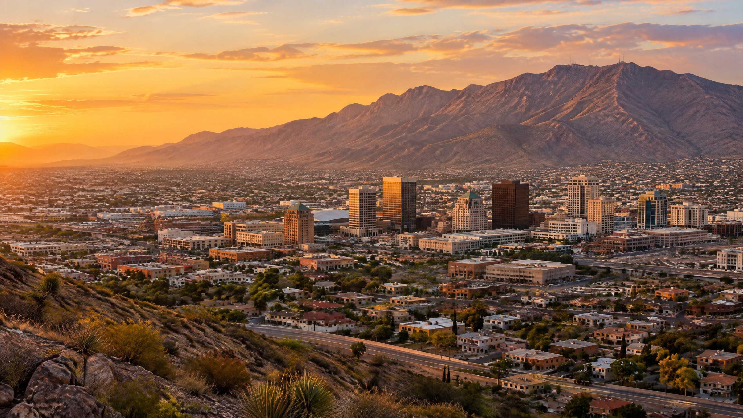 El Paso commercial district