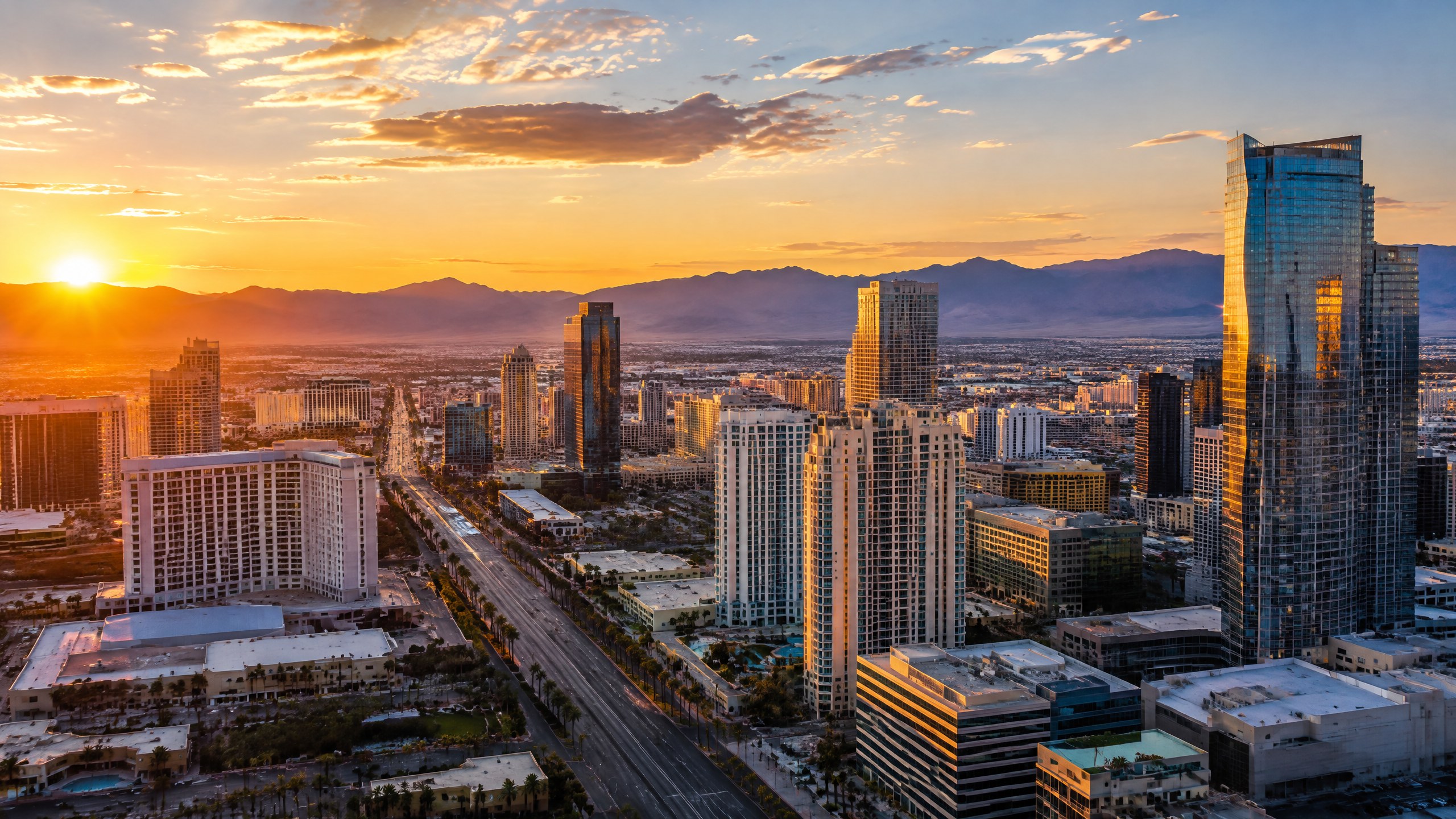 Las Vegas commercial district